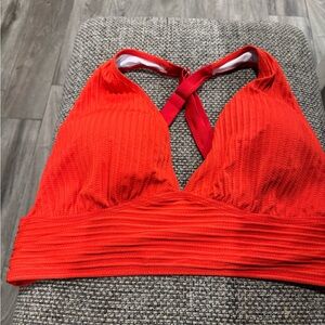 Women's Red Halter Bralette